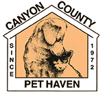 Dog snuggling with cat under ccpethavens roof, since 1972